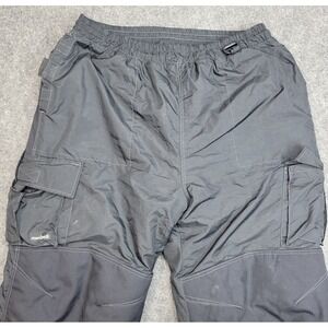 Mambosok Snow Pants Mens Large Black Techwear Nylon Cargo Insulated Ukraine